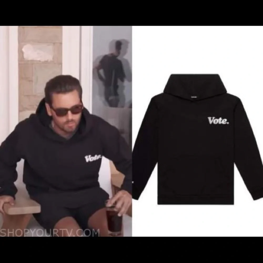 talentless - VOTE hooded sweatshirt by Scott disick celebrity